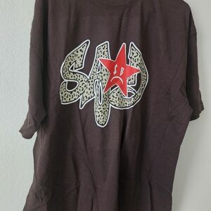 Brown Graphic Short Sleeve Tee